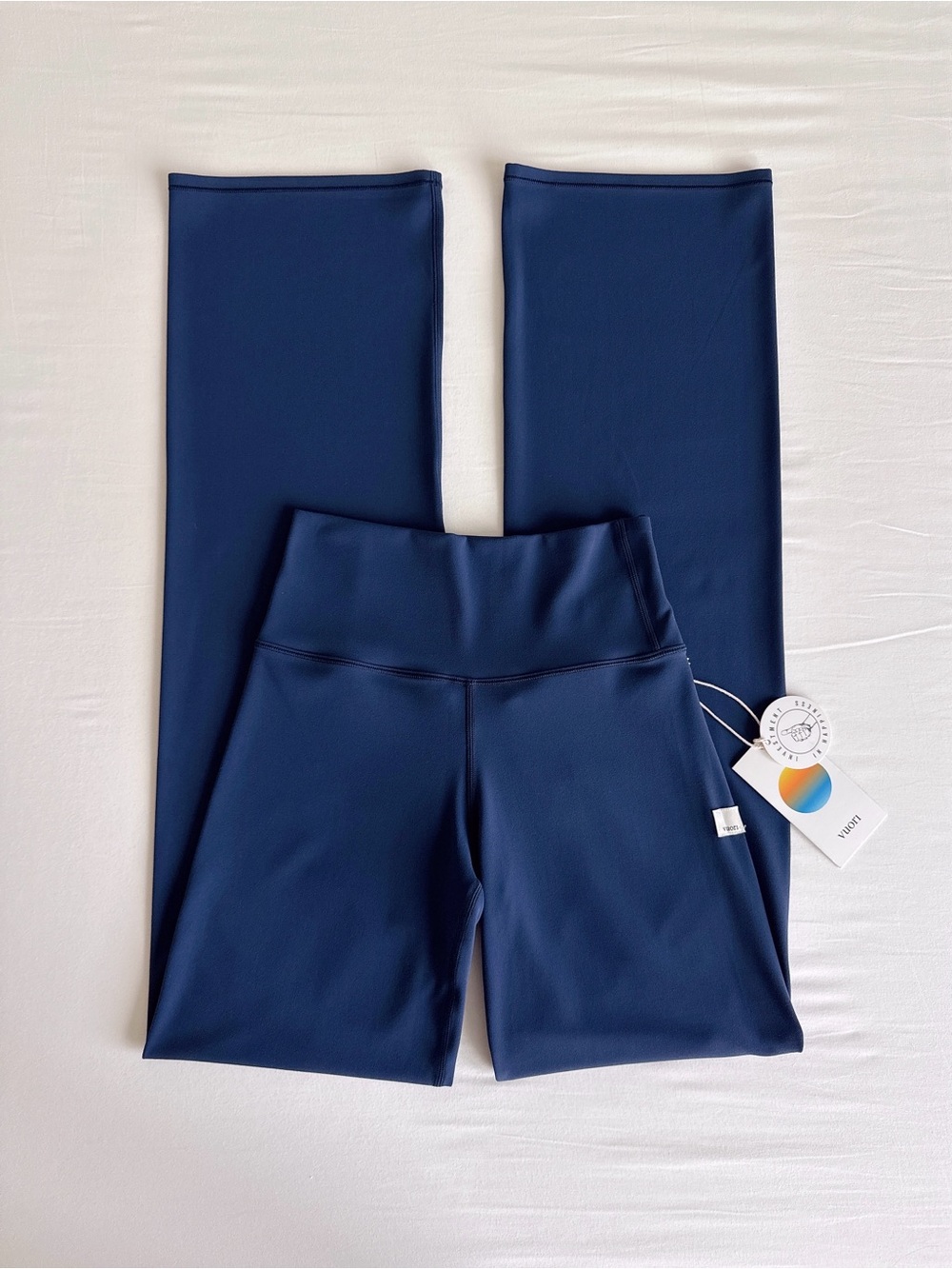 NWT Vuori Women's AllTheFeels Straight Leg Pant Blue Coast XS $118